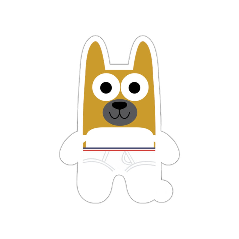 Load image into Gallery viewer, Cute Cartoon Dog with White Shirt and Shorts Sticker
