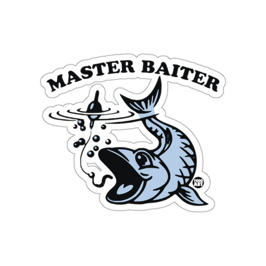 Master Baiter Fishing Lure and Fish Todd Art Design sticker