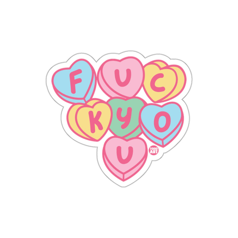 Load image into Gallery viewer, Colorful Heart-Shaped Emoji Sticker for Quirky Fun

