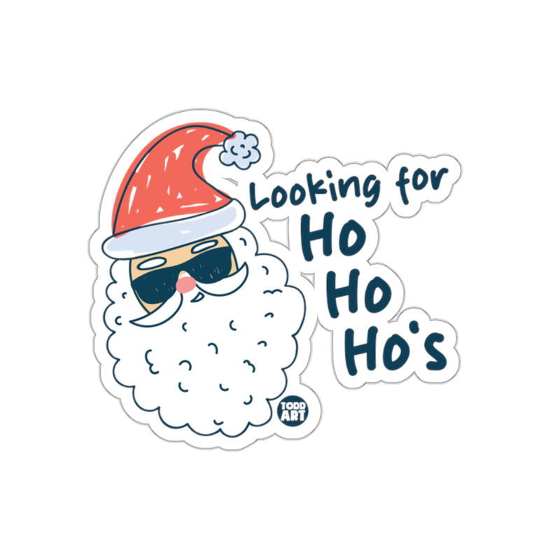 Load image into Gallery viewer, Funny Santa Looking for Ho Ho Ho's Sticker
