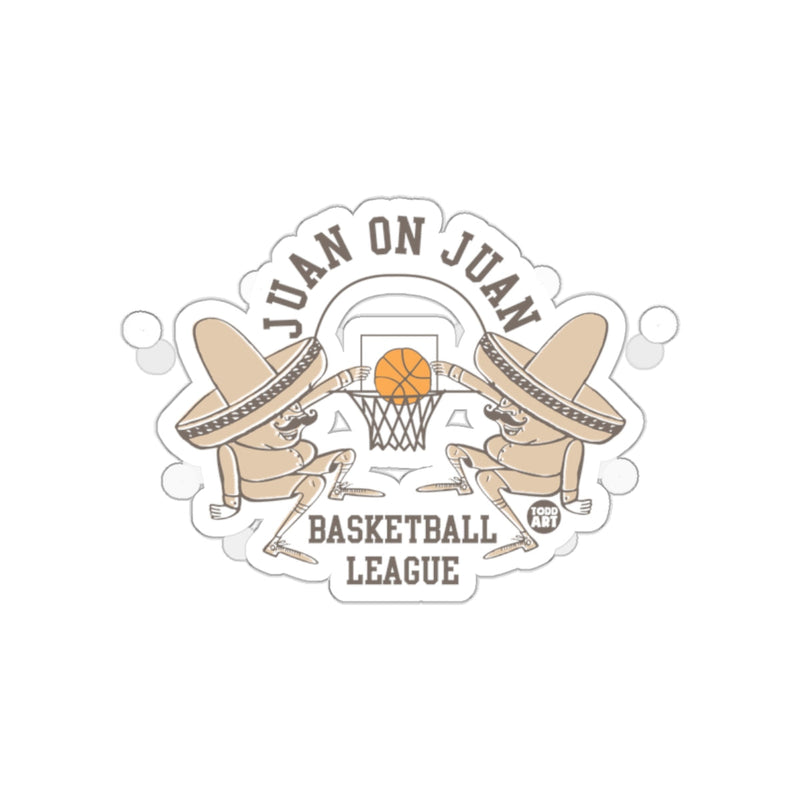 Load image into Gallery viewer, Juan On Juan Basketball League Funny Sports Design sticker
