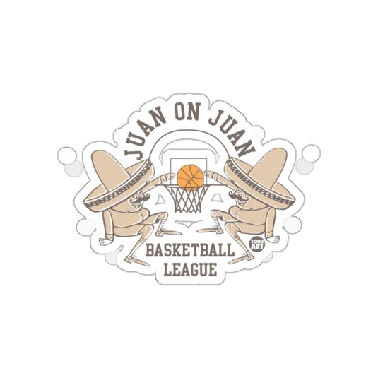 Juan On Juan Basketball League Funny Sports Design sticker