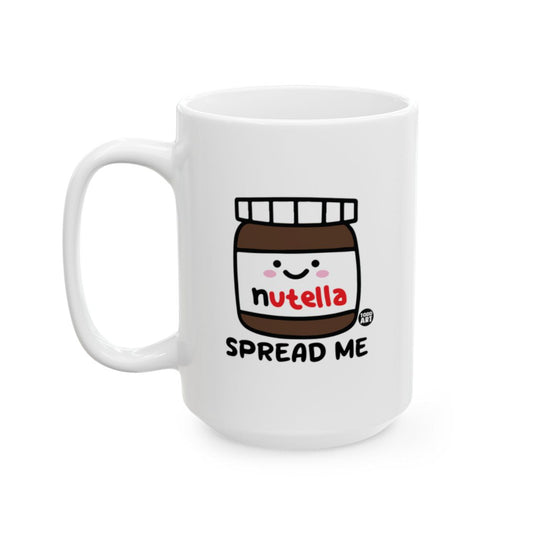 Cute Nutella Spread Me White Coffee Mug Product