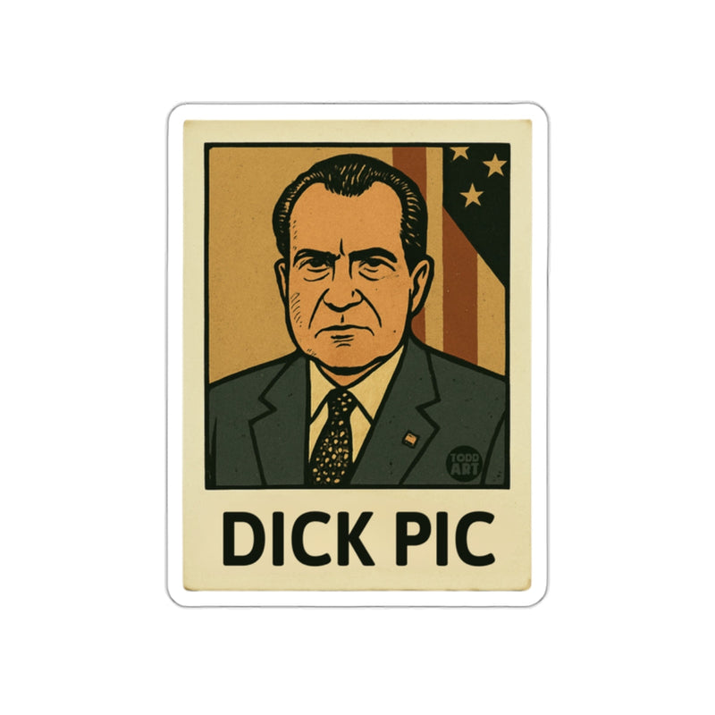 Load image into Gallery viewer, Vintage Dick Pic Illustrated Art Print Sticker
