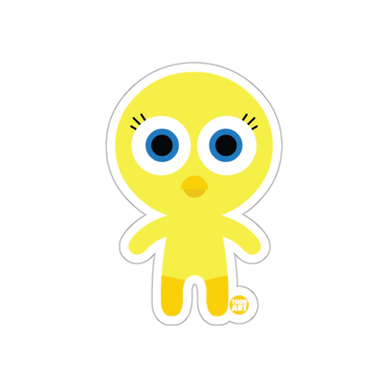 Load image into Gallery viewer, Cute Yellow Chick Cartoon Character Sticker Product
