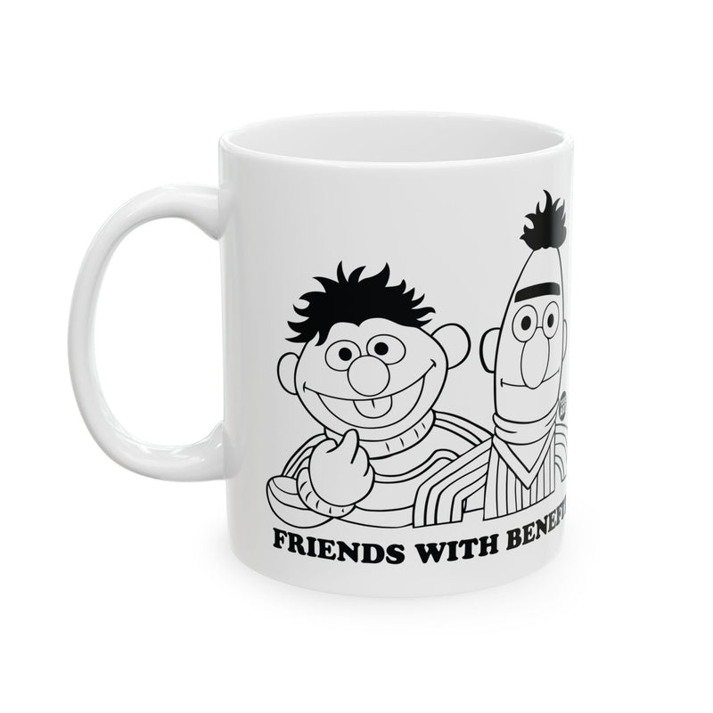 Load image into Gallery viewer, Friends With Benefits Mug, Funny Mugs for Him, Sarcastic Mens Mug, Funny Coffee Mug Men
