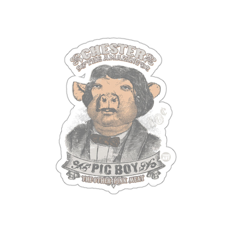 Load image into Gallery viewer, Chester The Amazing Pig Boy The Other Pink Meat sticker
