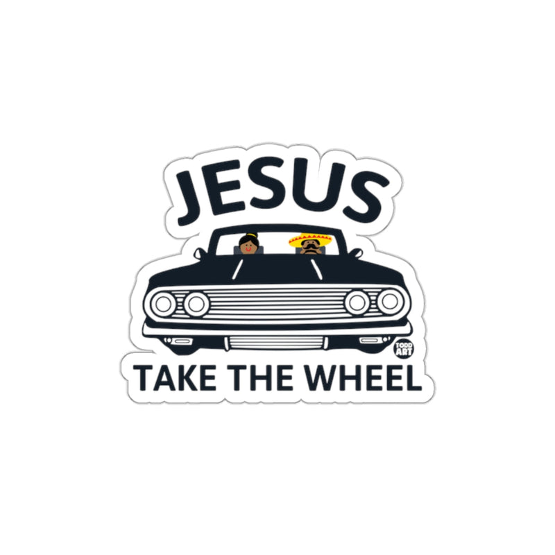 Load image into Gallery viewer, JESUS Take The Wheel Car Sticker for Decoration

