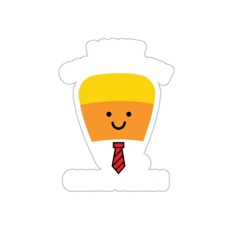 Load image into Gallery viewer, Smiling Candy Corn with Red Tie Sticker Product
