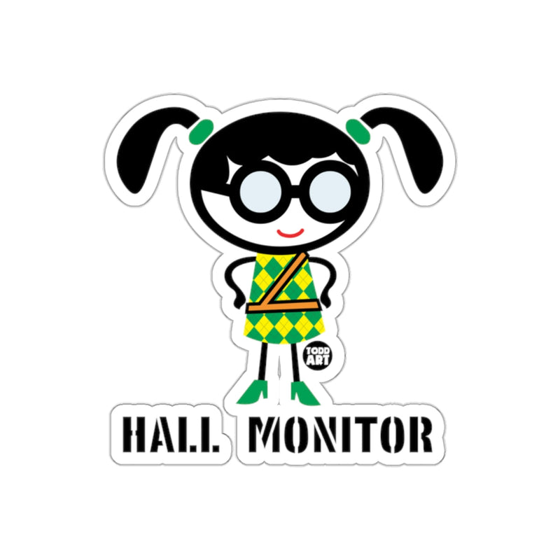 Load image into Gallery viewer, Hall Monitor Character with Glasses Sticker
