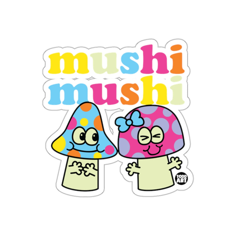 Load image into Gallery viewer, Colorful Mushi Mushi Cartoon Sticker for Fun Decor
