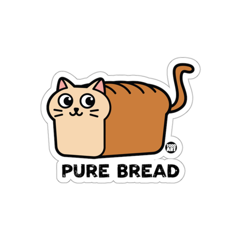 Load image into Gallery viewer, Pure Bread Cat and Bread Funny Sticker

