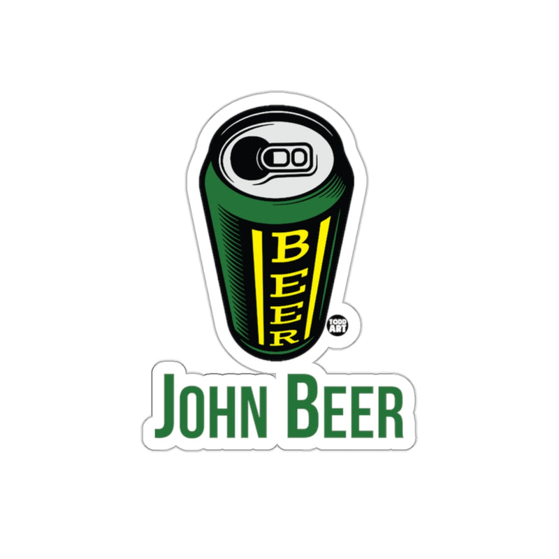 Load image into Gallery viewer, John Beer Can Fun Sticker for Beverage Fans
