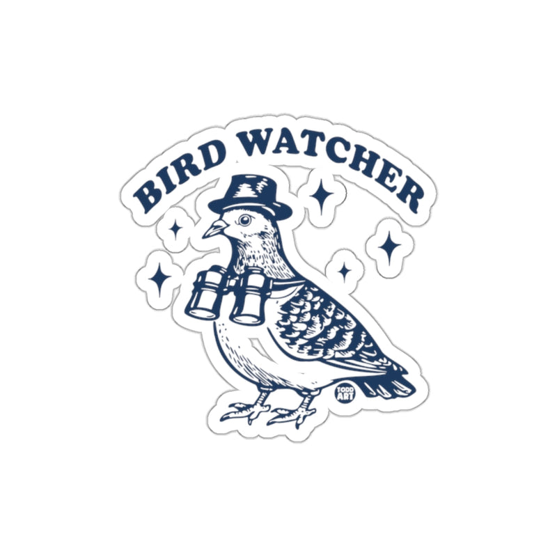 Load image into Gallery viewer, Bird Watcher Graphic Sticker with Binoculars
