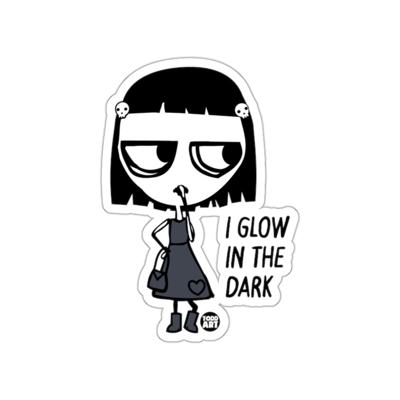 Load image into Gallery viewer, I Glow in the Dark Todd Art Sticker for Laptops and More
