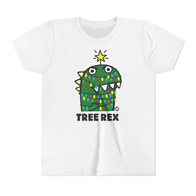 Tree Rex Kids Christmas Tee, Dinosaur Xmas Tree Children's Shirt, Funny Xmas Tee Kids