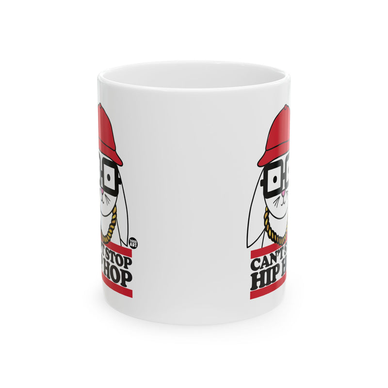 Load image into Gallery viewer, Can&#39;t Stop Hip Hop Coffee Mug, Funny Hip Hop Bunny Coffee Mug
