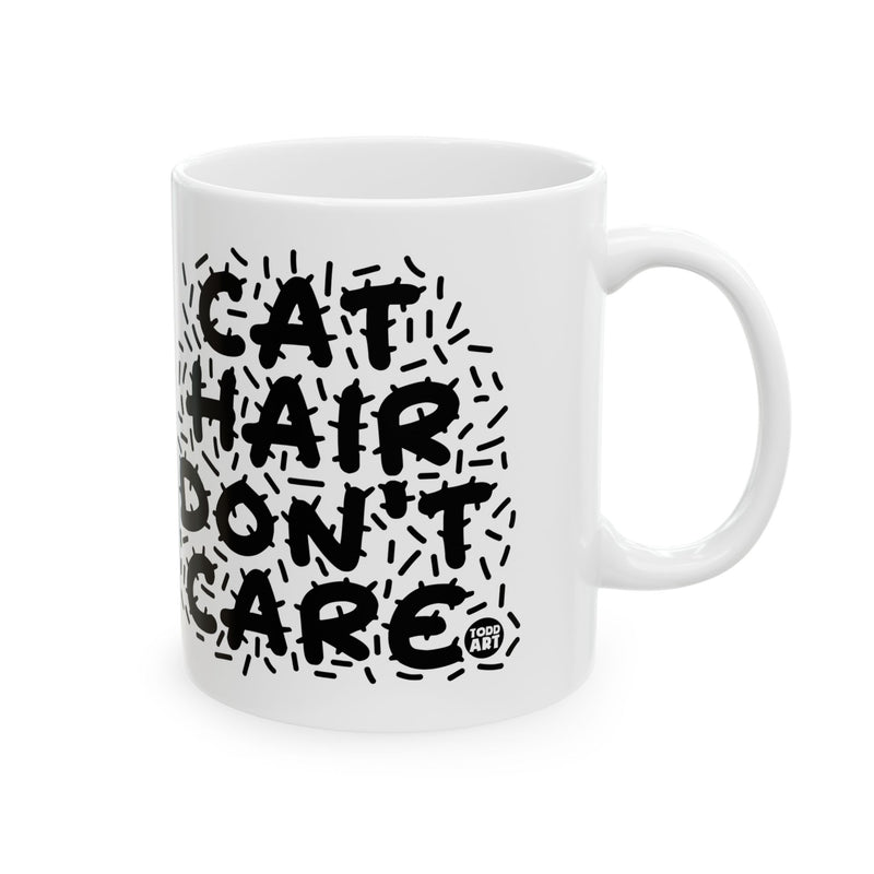 Load image into Gallery viewer, Cat Hair Don&#39;t Care Coffee Mug, Funny Cat Owner Mug, Cat Lover Mug Gift
