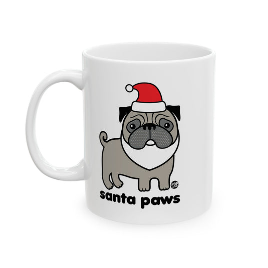 Santa Paws Pug Mug