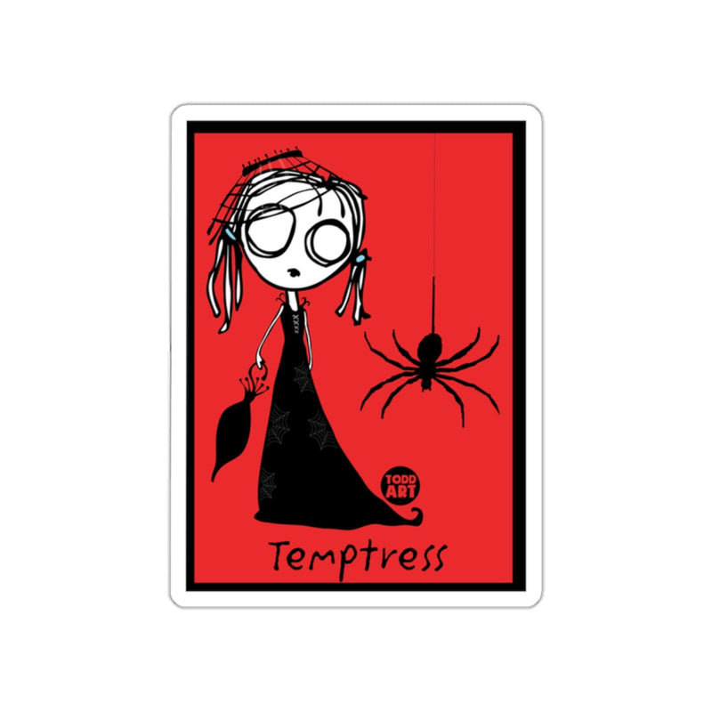 Load image into Gallery viewer, Todd Art Temptress Gothic Cartoon Character Sticker
