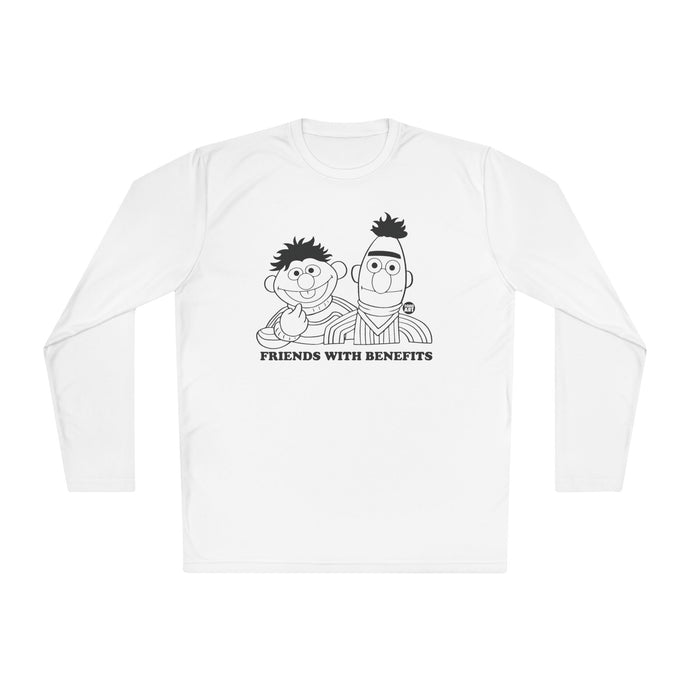 Friends with Benefits Long Sleeve Tee, Funny Friends Lightweight Long Sleeve Tee