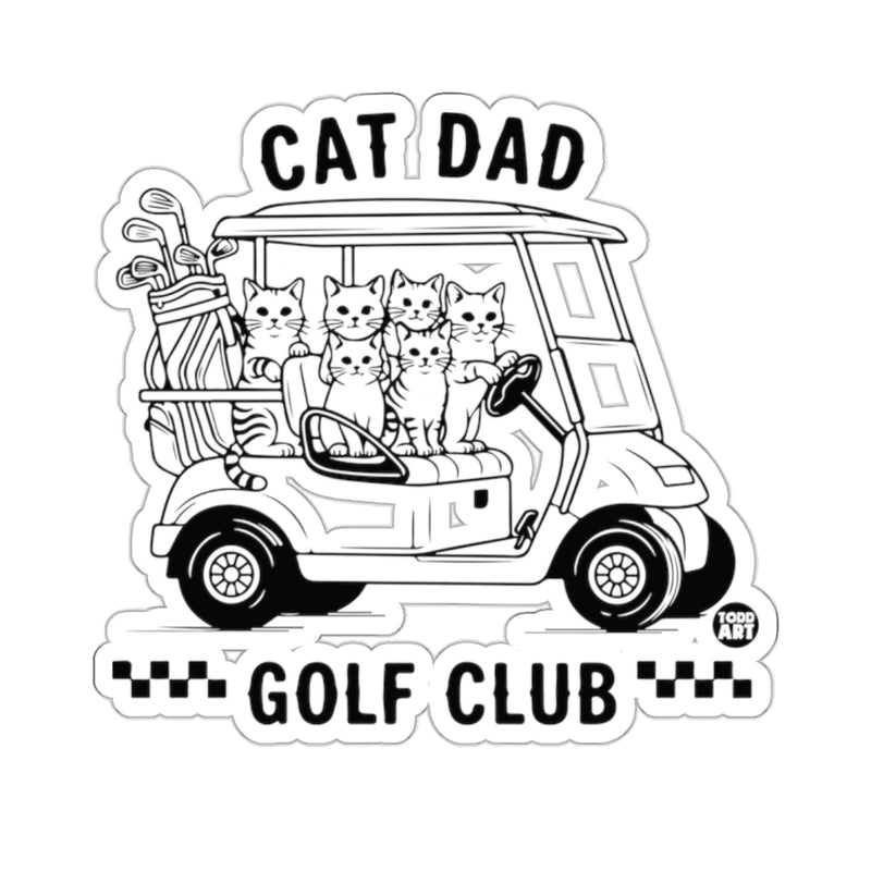 Load image into Gallery viewer, Cat Dad Golf Club Kittens Golf Cart Feline Golfing 
