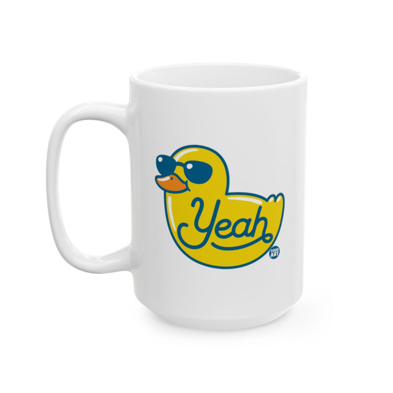 Load image into Gallery viewer, Yeah Duck with Sunglasses Printed Mug
