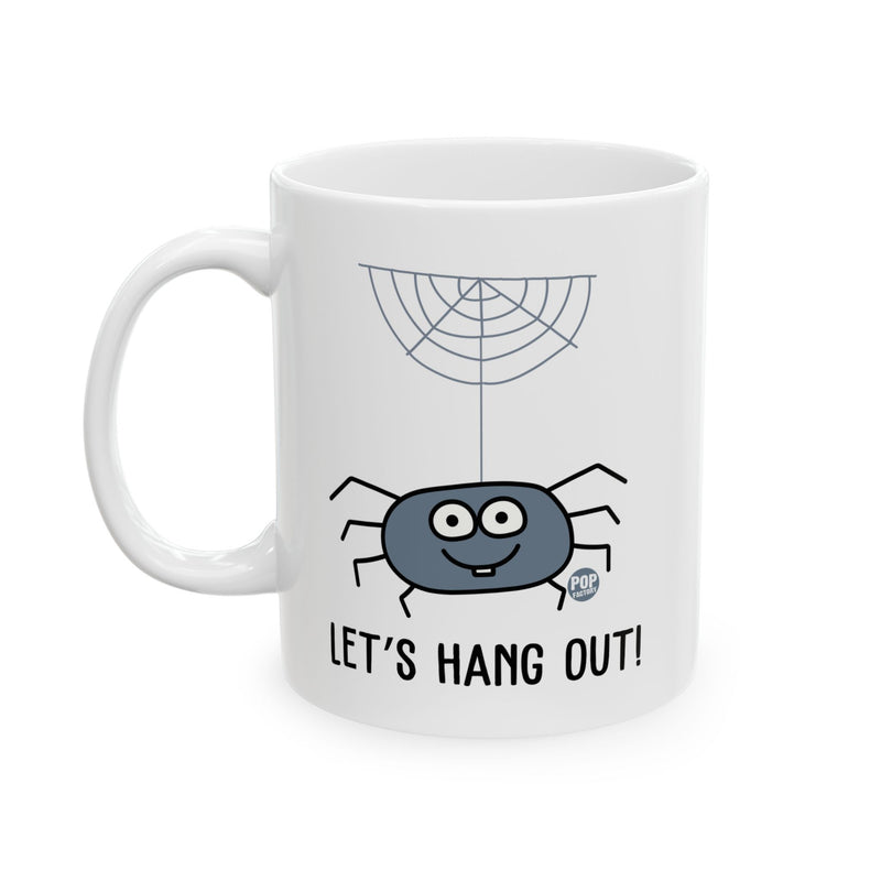 Load image into Gallery viewer, Let&#39;s Hang Out Spider Mug
