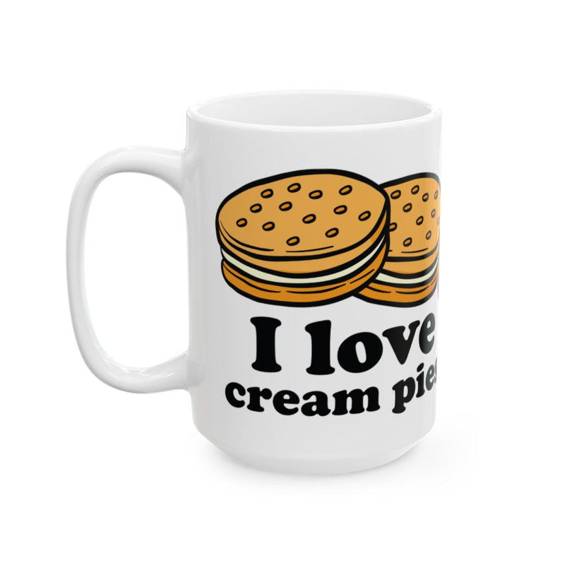 Load image into Gallery viewer, I Love Cream Pies Mug for Dessert Enthusiasts

