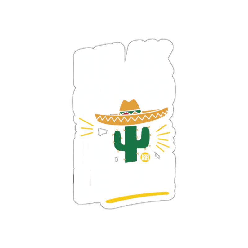 Load image into Gallery viewer, Cactus Wearing Sombrero Sticker Fun Mexican Design
