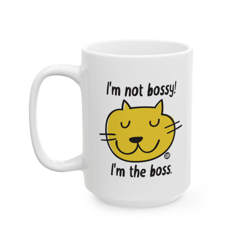 Load image into Gallery viewer, I'm Not Bossy I'm The Boss Cat Face Mug
