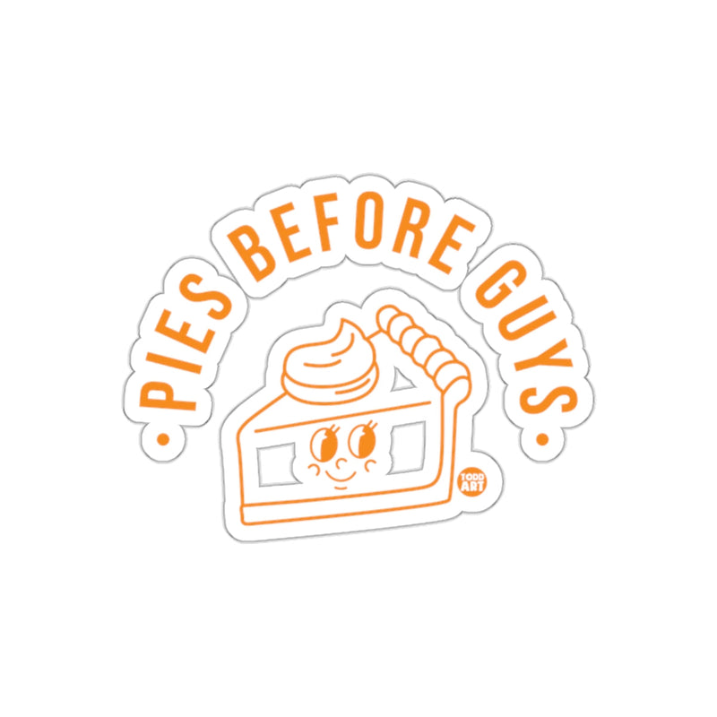 Load image into Gallery viewer, Pies Before Guys Funny Design Sticker Pies Before Guys
