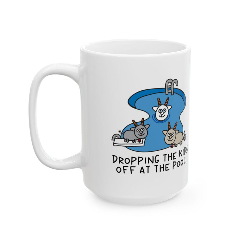 Load image into Gallery viewer, Dropping The Kids Off At The Pool Funny Mug
