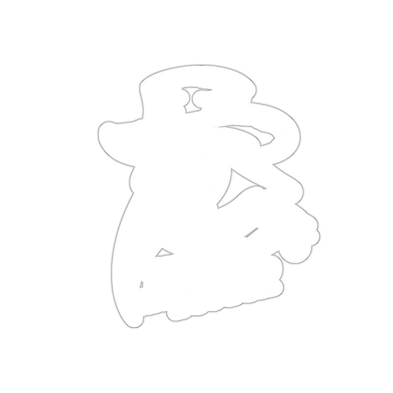 Load image into Gallery viewer, Cool Hat Cowboy Character Outline Sticker Decal
