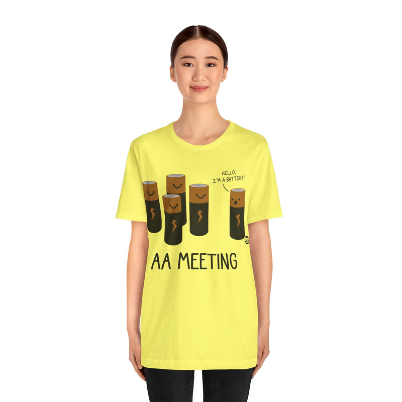Load image into Gallery viewer, AA Meeting Unisex Tee
