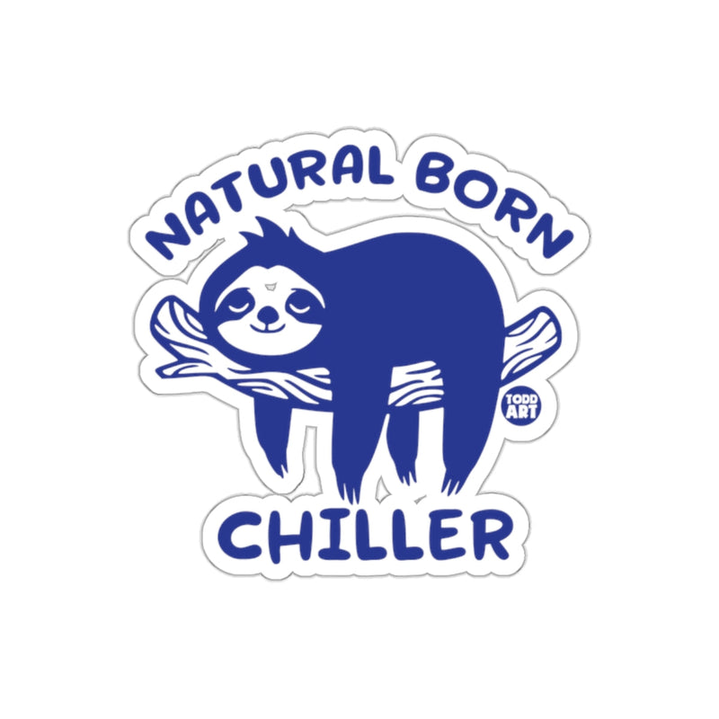 Load image into Gallery viewer, Natural Born Chiller Sloth on Branch Animal sticker
