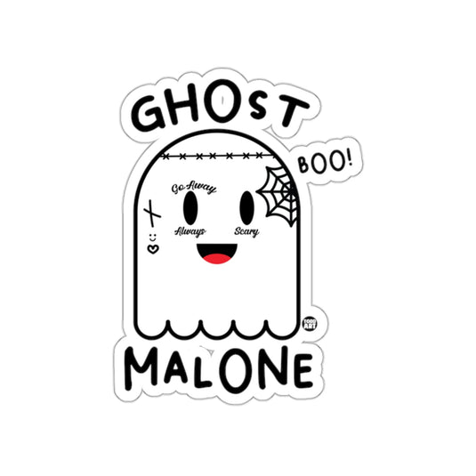 Ghost Malone Boo Always Scary Cartoon Character Sticker