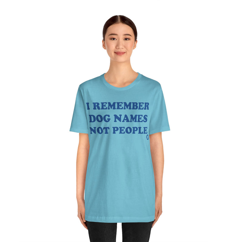 Load image into Gallery viewer, I Remember Dog Names Unisex Jersey Short Sleeve Tee
