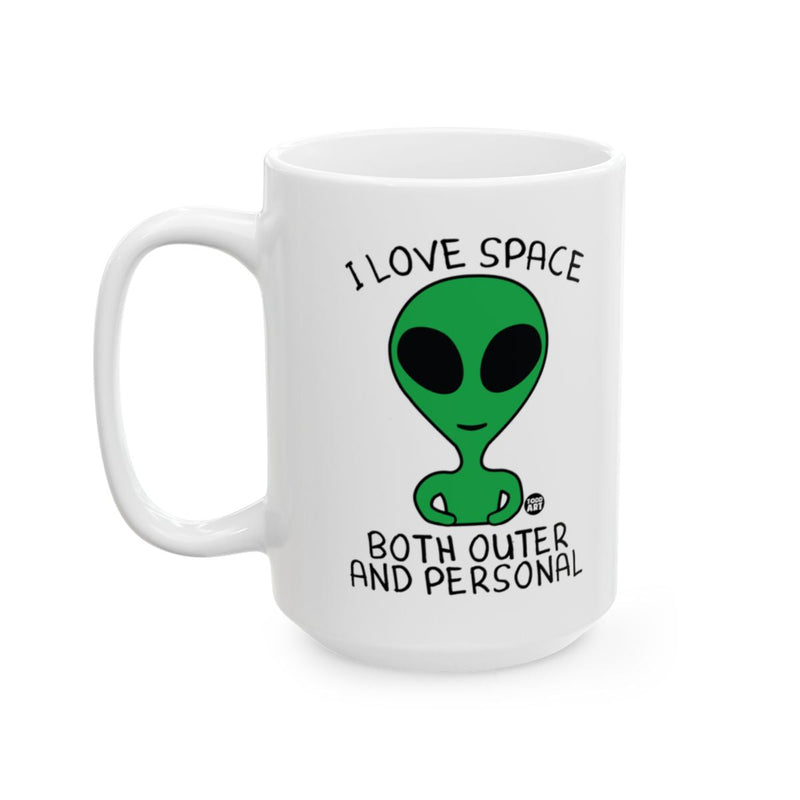 Load image into Gallery viewer, I Love Space Both Outer and Personal Unique Mug
