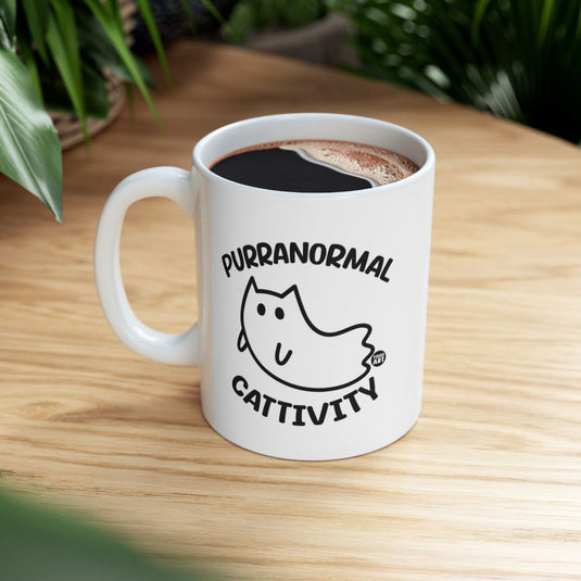 Purranormal Cativity Fun Halloween Mug for Cat Lovers