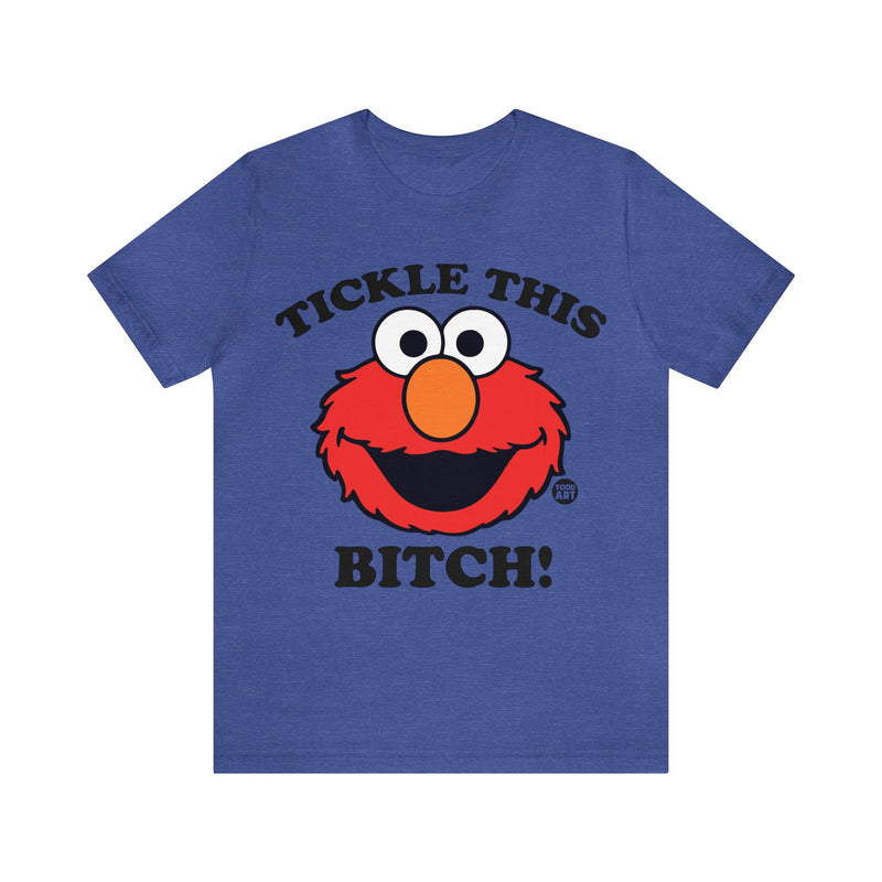 Load image into Gallery viewer, Tickle This Elmo Parody Unisex Tee, Adult Humor Tee, Cartoon Tee Adult
