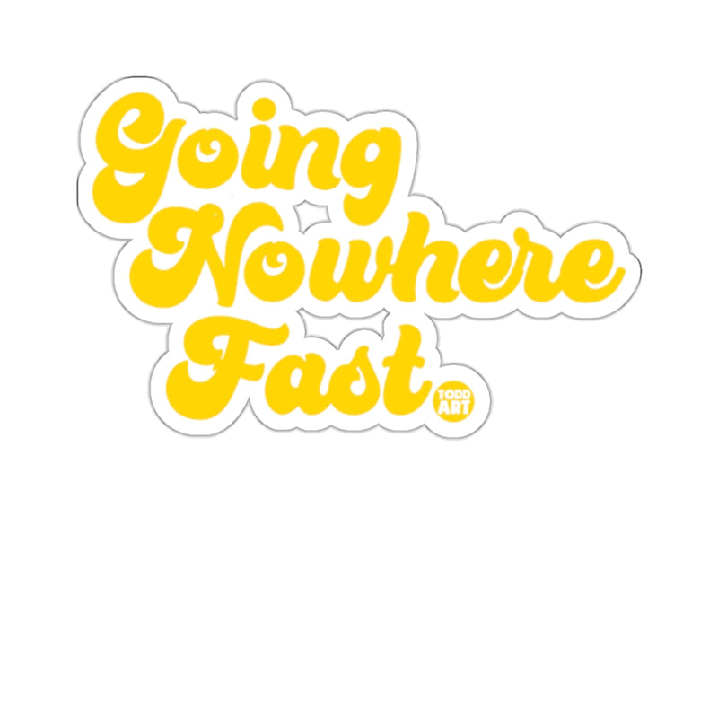 Load image into Gallery viewer, Going Nowhere Fast Todd Art Sticker Design
