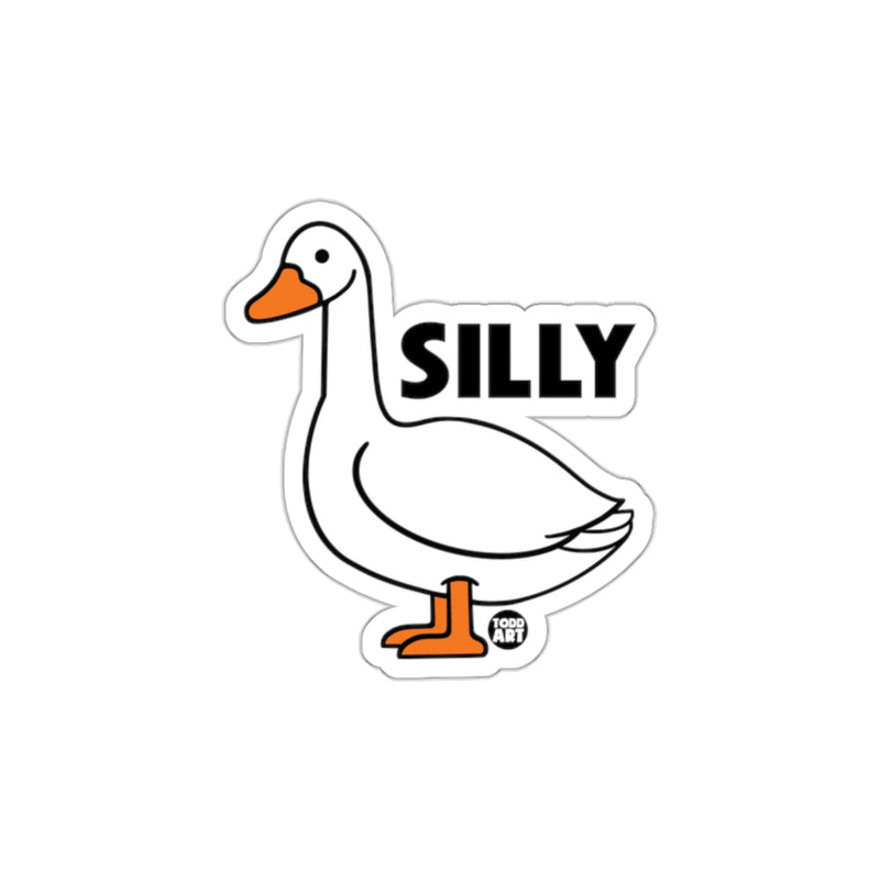 Load image into Gallery viewer, Playful Silly Duck Art Sticker with Unique Design
