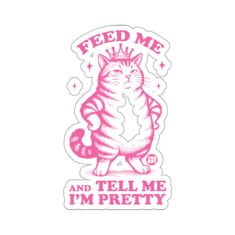 Load image into Gallery viewer, FEED ME AND TELL ME I'M PRETTY Sassy Pink Cat Crown 
