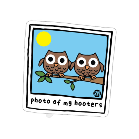 Photo Of My Hooters Todd Art Owl Birds Polaroids sticker