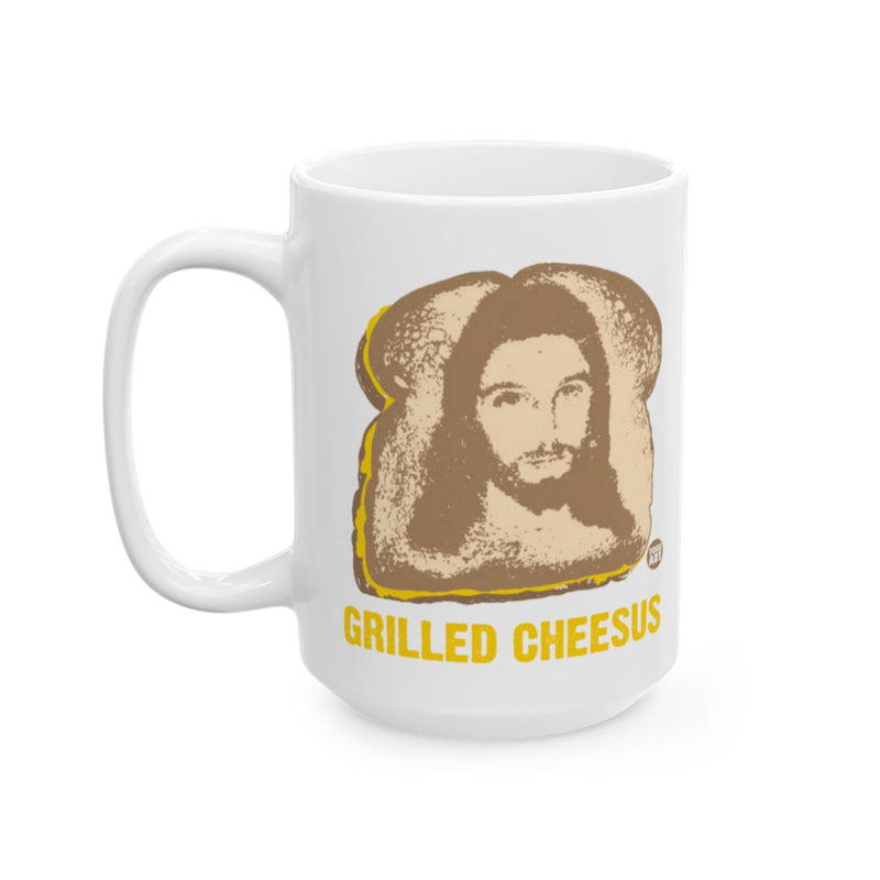 Load image into Gallery viewer, Grilled Cheesus Mug with Iconic Image and Bold Design
