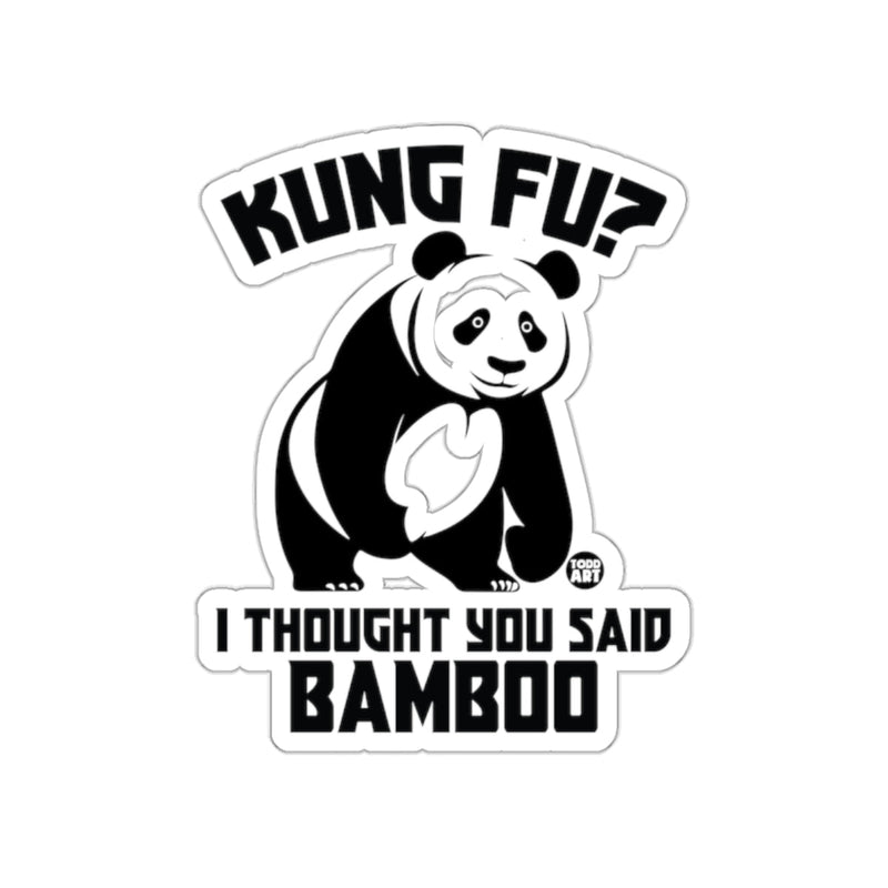 Load image into Gallery viewer, Kung Fu Panda I Thought You Said Bamboo Sticker
