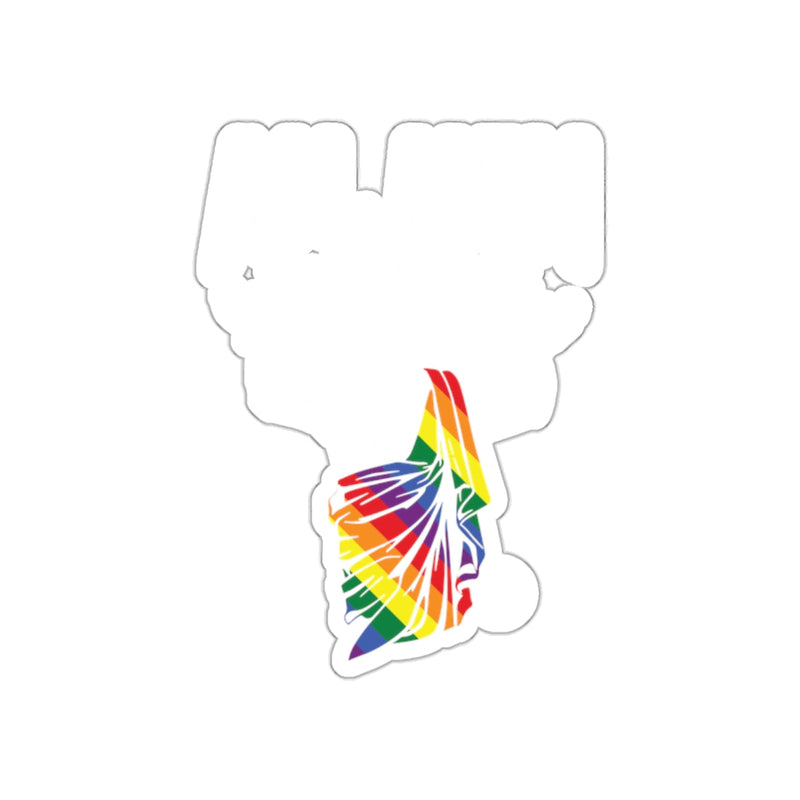 Load image into Gallery viewer, Colorful Liberty Statue Rainbow Pride Sticker product
