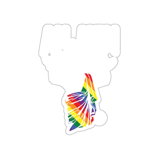 Colorful Liberty Statue Rainbow Pride Sticker product
