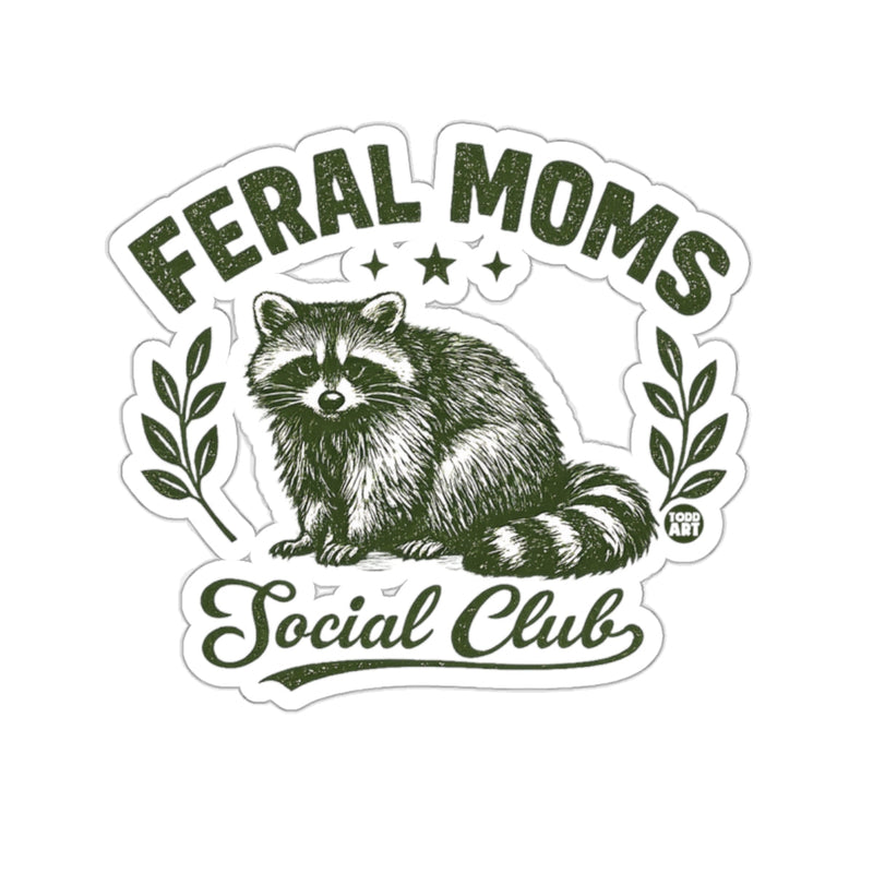 Load image into Gallery viewer, Feral Moms Social Club Raccoon Design 

